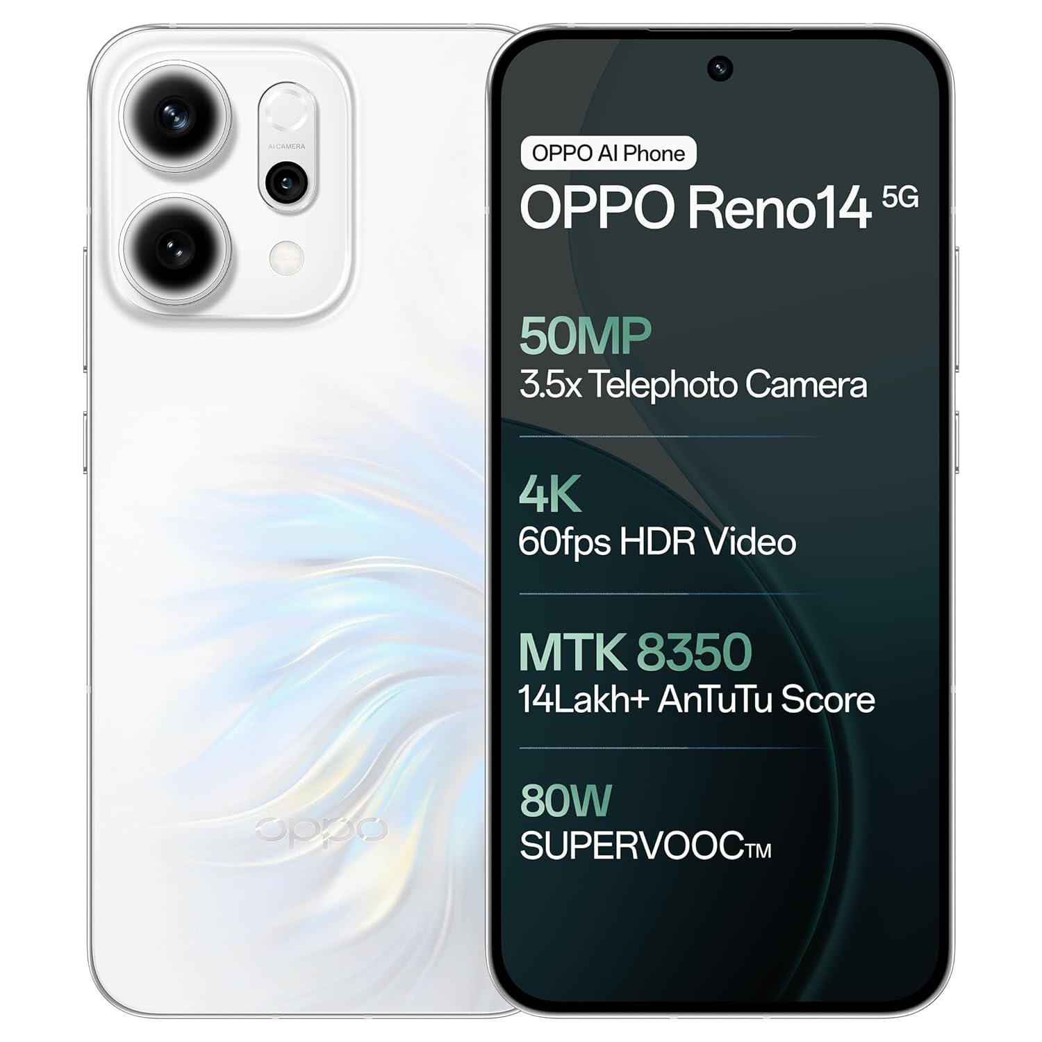 OPPO RENO 14 (5G) PEARL WHITE